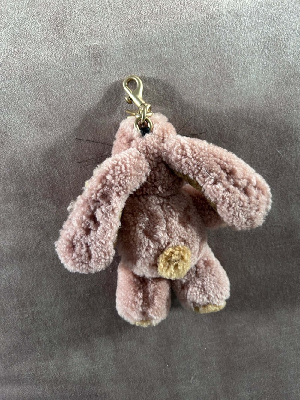 Coach Floppy Bag Charm - Shearling Bunny - Picture 3 of 5